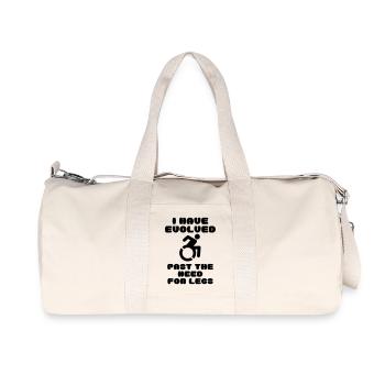 Wheelchair users know better * - Recycled Canvas Sports Bag by Stanley/Stella - natural - Front