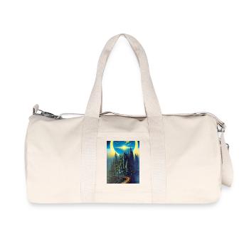 Ciel étoilé - Sac de sport en toile recyclée Stanley/Stella - blanc naturel - Devant
