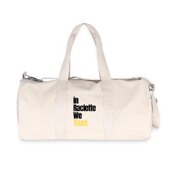 in Raclette we trust - Recycled Canvas Sports Bag by Stanley/Stella - natural - Front