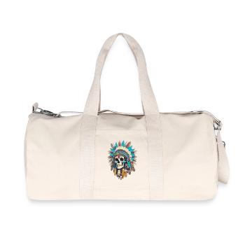 Chef des chefs - Sac de sport en toile recyclée Stanley/Stella - blanc naturel - Devant