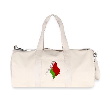 Drapeau de la Russie blanche - Sac de sport en toile recyclée Stanley/Stella - blanc naturel - Devant