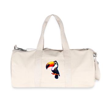 Toucan - Recycled Canvas Sports Bag by Stanley/Stella - natural - Front