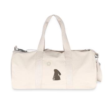 Magical Wiccan Hare and Pentacle Moon - Recycled Canvas Sports Bag by Stanley/Stella - natural - Front