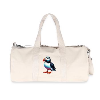 Macareux - Sac de sport en toile recyclée Stanley/Stella - blanc naturel - Devant