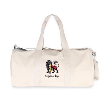 Liège lion flag design - Recycled Canvas Sports Bag by Stanley/Stella - natural - Front