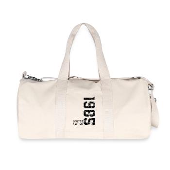 1985 Vintage Edition Limitée - Sac de sport en toile recyclée Stanley/Stella - blanc naturel - Devant
