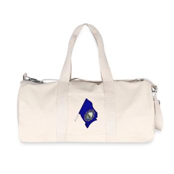 Flag of New Hampshire - Recycled Canvas Sports Bag by Stanley/Stella - natural - Front