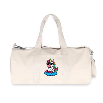Unicorn Cloud - Recycled Canvas Sports Bag by Stanley/Stella - natural - Front