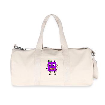 Krobo - Recycelte Canvas-Sporttasche von Stanley/Stella - Naturweiß - Vorne