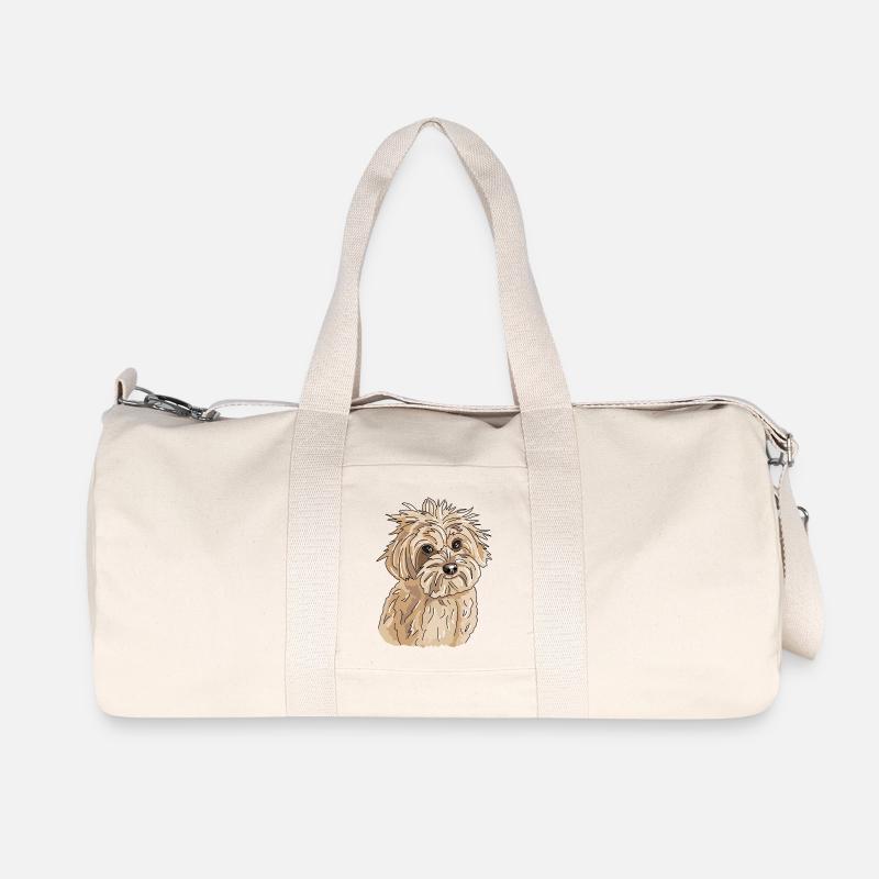 Havaneser - Recycelte Canvas-Sporttasche von Stanley/Stella - Naturweiß