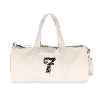 7 - Recycelte Canvas-Sporttasche von Stanley/Stella - Naturweiß - Vorne