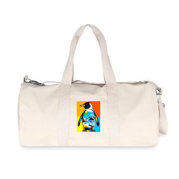 pingouin - Sac de sport en toile recyclée Stanley/Stella - blanc naturel - Devant