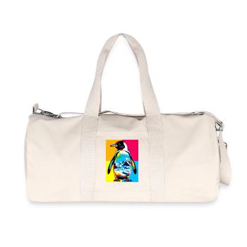 pingouin - Sac de sport en toile recyclée Stanley/Stella - blanc naturel - Devant