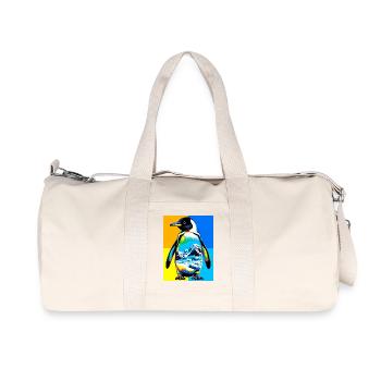 pingouin - Sac de sport en toile recyclée Stanley/Stella - blanc naturel - Devant