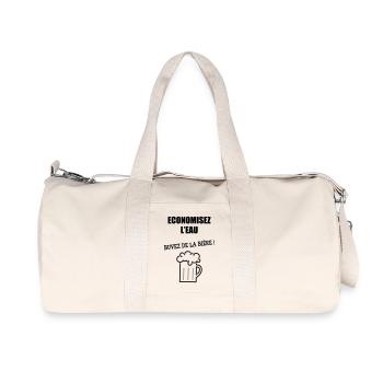Save water, drink beer - Recycled Canvas Sports Bag by Stanley/Stella - natural - Front