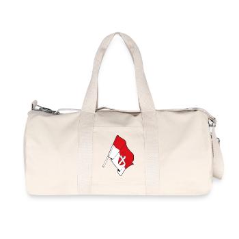 Wien County Flag - Recycled Canvas Sports Bag by Stanley/Stella - natural - Front