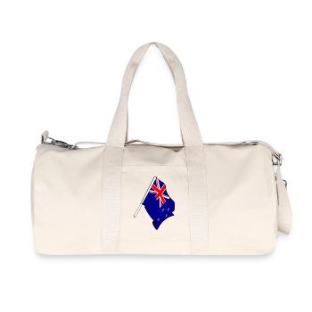 Drapeau néo-zélandais - Sac de sport en toile recyclée Stanley/Stella - blanc naturel - Devant