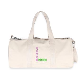 Good morning - Recycled Canvas Sports Bag by Stanley/Stella - natural - Front