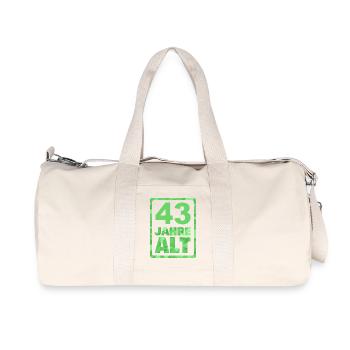 Alt 43 - Recycelte Canvas-Sporttasche von Stanley/Stella - Naturweiß - Vorne