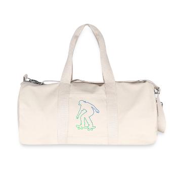 Œuvres de skateboard pour votre tenue - Sac de sport en toile recyclée Stanley/Stella - blanc naturel - Devant