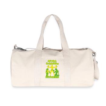 Fitness-gymGirlsG - Sac de sport en toile recyclée Stanley/Stella - blanc naturel - Devant