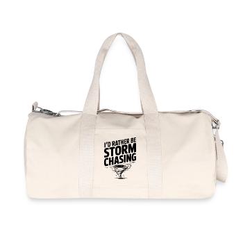 I'd Rather Be Storm Chasing - Recycled Canvas Sports Bag by Stanley/Stella - natural - Front