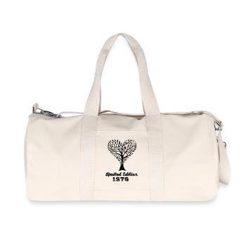 Millésime 1976 - Sac de sport en toile recyclée Stanley/Stella - blanc naturel - Devant