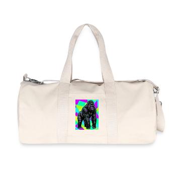 gorilla - Recycled Canvas Sports Bag by Stanley/Stella - natural - Front