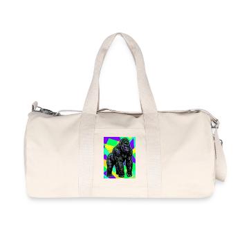 Gorilla - Recycelte Canvas-Sporttasche von Stanley/Stella - Naturweiß - Vorne