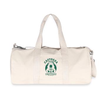 Énergie de Capybara Indifférente - Sac de sport en toile recyclée Stanley/Stella - blanc naturel - Devant