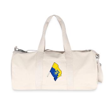 Stolz auf Zandvoort - Recycelte Canvas-Sporttasche von Stanley/Stella - Naturweiß - Vorne