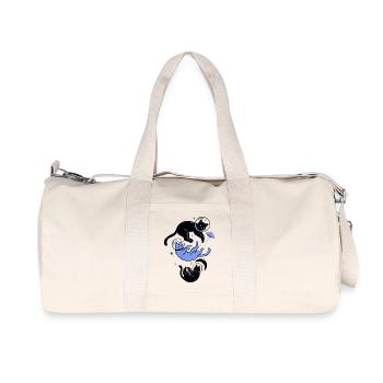 Dog Mama est mon énergie d’âme - Sac de sport en toile recyclée Stanley/Stella - blanc naturel - Devant