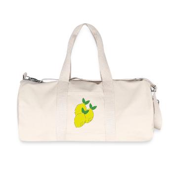 Citrus trio - Recycled Canvas Sports Bag by Stanley/Stella - natural - Front