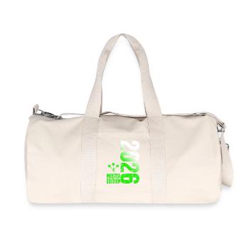 Champion de fléchettes 2026 maillot de Kreisliga vert blanc - Sac de sport en toile recyclée Stanley/Stella - blanc naturel - Devant