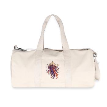 Dome doré Méduse féerique - Sac de sport en toile recyclée Stanley/Stella - blanc naturel - Devant