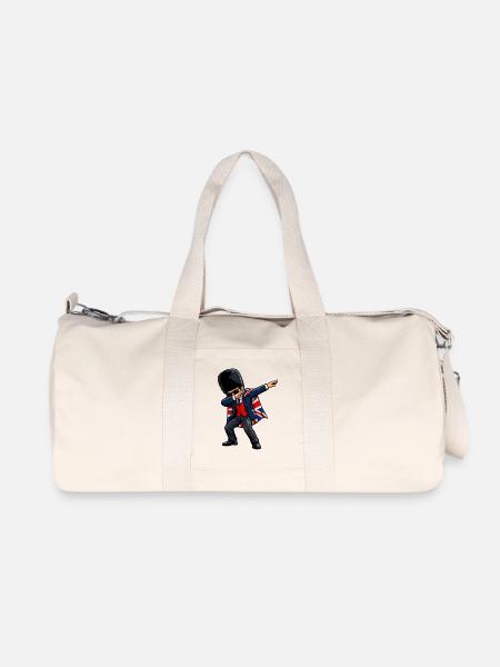 Dabbing Brite - Recycelte Canvas-Sporttasche von Stanley/Stella - Naturweiß