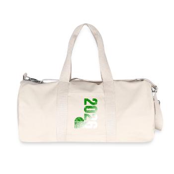 Basketball Champion Shirt 2026, green white - Recycled Canvas Sports Bag by Stanley/Stella - natural - Front