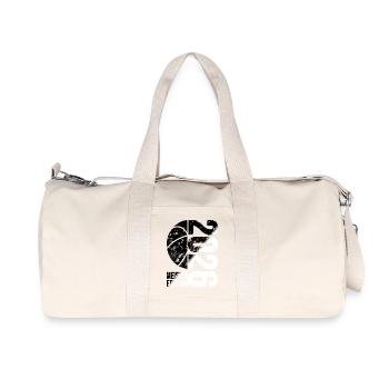 Basketball Master Shirt 2026, black and white - Recycled Canvas Sports Bag by Stanley/Stella - natural - Front