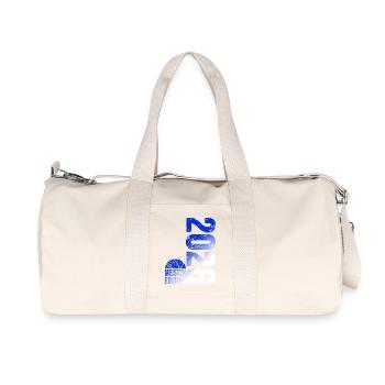 Basketball Master Shirt 2026, blue white - Recycled Canvas Sports Bag by Stanley/Stella - natural - Front