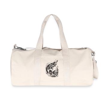 Pike on a softbait | Classic Collection - Recycled Canvas Sports Bag by Stanley/Stella - natural - Front