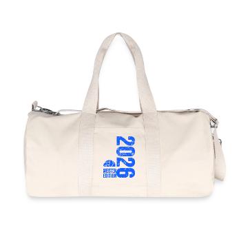 Maillot Volleyball Master 2026, bleu, sweat à capuche, tasse - Sac de sport en toile recyclée Stanley/Stella - blanc naturel - Devant
