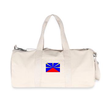 Drapeau de la Réunion - Sac de sport en toile recyclée Stanley/Stella - blanc naturel - Devant
