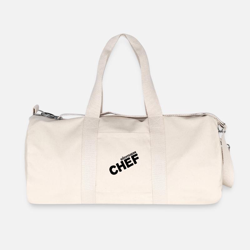 chef - Recycelte Canvas-Sporttasche von Stanley/Stella - Naturweiß