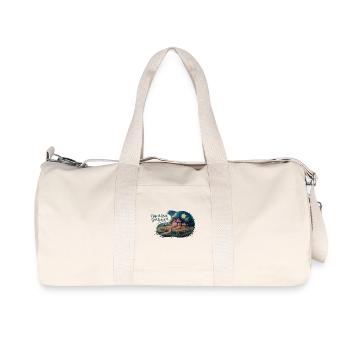Vivre simplement, rêver grand - Sac de sport en toile recyclée Stanley/Stella - blanc naturel - Devant