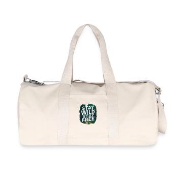 Stay wild, stay free - Recycled Canvas Sports Bag by Stanley/Stella - natural - Front
