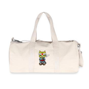 Chat mouraÏ - Sac de sport en toile recyclée Stanley/Stella - blanc naturel - Devant