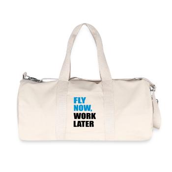 fly - Recycled Canvas Sports Bag by Stanley/Stella - natural - Front