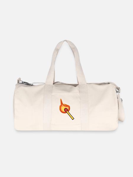 Streichholz - Recycelte Canvas-Sporttasche von Stanley/Stella - Naturweiß