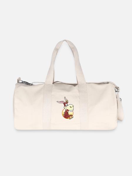 Esel - Recycelte Canvas-Sporttasche von Stanley/Stella - Naturweiß