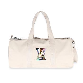 Lamarama dans l'espace - Sac de sport en toile recyclée Stanley/Stella - blanc naturel - Devant